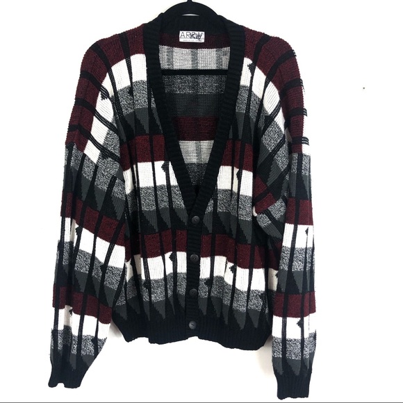 Vintage Sweaters - Vintage chunky button up cardigan M30